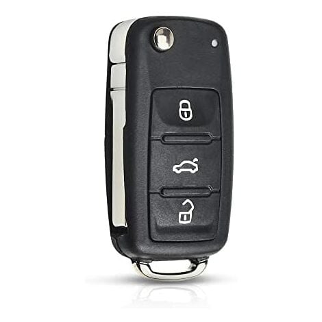 Pour VW Golf 7 Coque Housse Clé Télécommande Plip Étui De Protection Blanc  2012