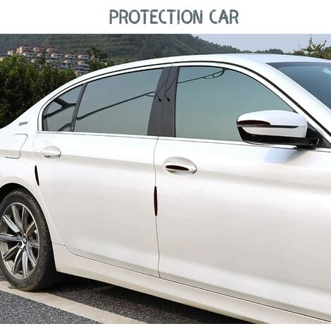 8 Bandes Anti-Collision Voiture - Protection Transparente Pour Portes Et Rétroviseurs