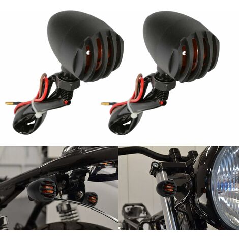 4 pièces Indicateurs de moto Feux de clignotants fluides 14 Led 12V Moto  Indicateur LED Clignotant