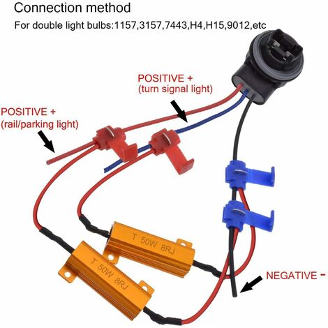 Kit Résistances LED 35W 12 Ohm Pour Clignotants Et Antibrouillards - Sans Erreur