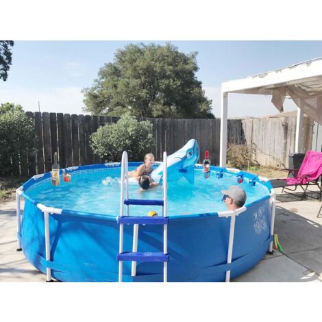 Porte Gobelet Gonflable 5 Porte-gobelets Flottants Pour Piscine - Cygne, Flamant, Cocotier, Cœur