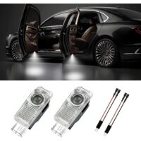 4 Projecteurs Logo LED Pour Porte Audi A1 A3 A4 A5 A6 A7 A8 Q3 Q5 Q7 TT - Projection Au Sol, Plug & Play - 2012-2024 - 7