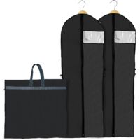 AIVORO Housse Robe De Mariée Pliable - 180x60cm - Anti-Poussière Respirante - Transport Facile