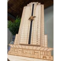 Calendrier De L'Avent Die Hard - Compte à Rebours Hans Gruber 24 Jours | Décoration De Noël En Bois Et Papier 15x27 Cm