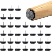 8x Patin Glisseur Téflon PTFE 25 Mm à Clouer Clou Protection Sol Pied Chaise Meuble - Bricolage