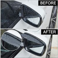 LJFEA 2 Pcs Rétroviseur Pluie Sourcils Universel, Rétroviseur