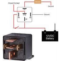 Kit 6 Relais 12V 30A Avec Fusibles Et Harnais - 5 Broches SPST, Fils 14 AWG | Pour Phares, Essuie-glaces, Auto - 11