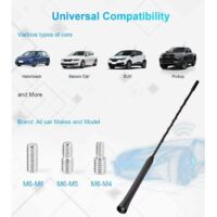 Antenne Voiture Universelle 28 Cm - Réception FM/DAB Optimale, Avec Adaptateurs M4 M5, Qualité Robuste