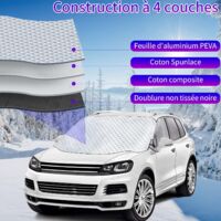 Protection Pare Brise Hiver BÂCHE DE Protection Pare Brise Givre - Couvre Pare Brise Bache Anti Givre Magnetique Utile Toute L'Année Contre Gel, Glace, Givre, Neige Protège Pare Brise Gel