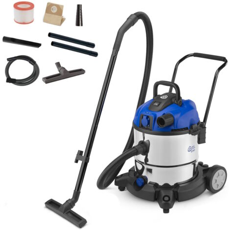 Annovi Reverberi bidone fusto aspiratutto aspiraliquidi acciaio inox 1600W 50lt con ruote girevoli