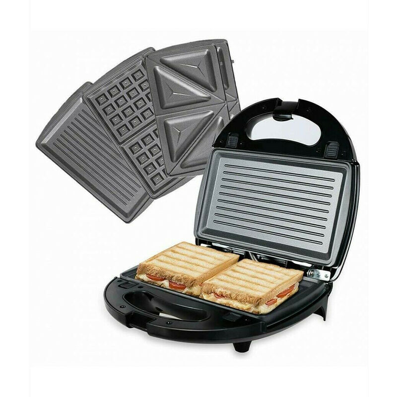 Royal Catering Piastra per Panini Toast e Bistecchiera Elettrica (Acciaio  Inossidabile, Ghisa, 50-300 °C, 1800 W, Rigata) : : Casa e cucina