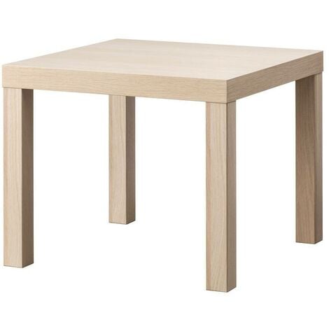 000252 - Tavolino da salotto in vetro con base legno cemento - YURI 