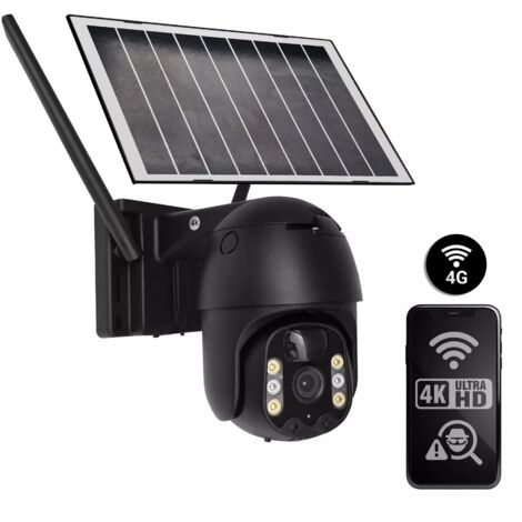 Caméra Wi-Fi motorisée solaire Tuya IP66 - Mr.Bricolage