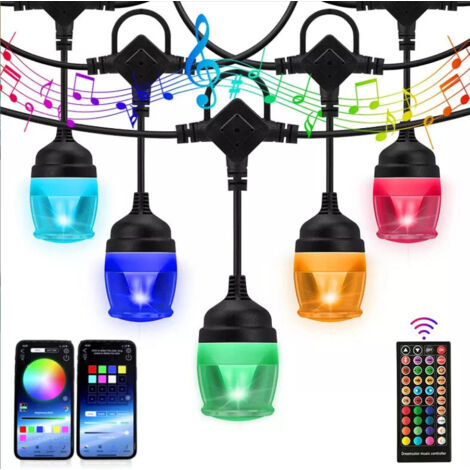 Monzana Luci di Natale Interno Esterno Timer Telecomando 600 Led IP44 8 Modalità Biando Caldo Addobbi Natalizi