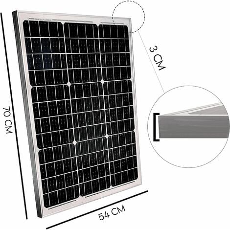 Maka Kit Pannello Solare Pannello Fotovoltaico e Regolatore di