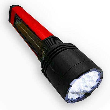 MINI TORCIA LED TATTICA TASCABILE RICARICABILE USB CON DOPPIO LED