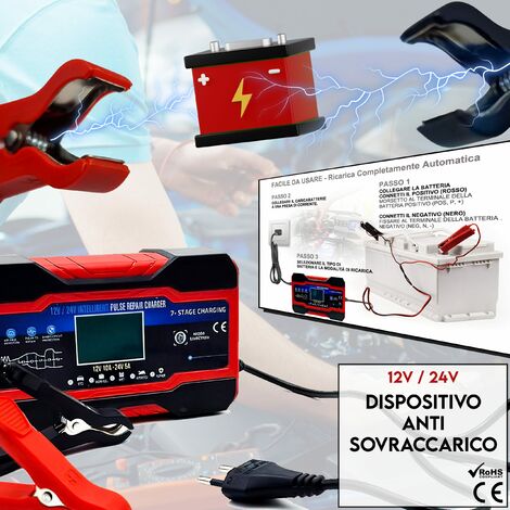 Caricabatteria auto portatile telwin alpine 20 boost tensione 12-24v carica  batteria - Salone