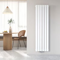 Heilmetz Radiateur eau chaude en acier Design Vertical Radiateur chauffage central blanc 160x46cm