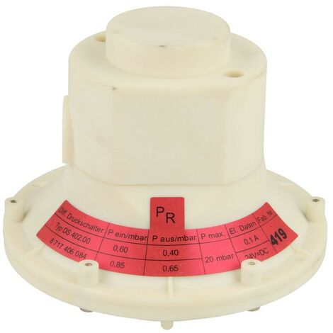 Genebre Pressostat 1/4" P. Maximum 8 Kg - Différentiel Fixe 2 Kg, Régulation Fiable