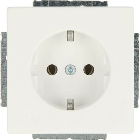 Enchufe de Superficie Doble Tipo F Schuko 16A IP20 Blanco • IluminaShop