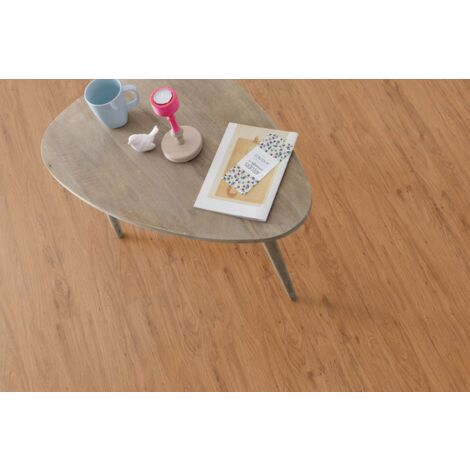 Lame de sol PVC adhésive effet bois noyer naturel GERFLOR - 2.20 m² (1/10)