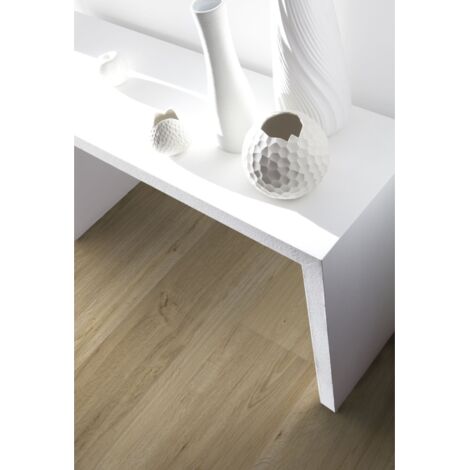 Gerflor – Dalle de sol PVC clipsable sous couche intégrée effet bois taupe – Résistante à l'eau – 2.00 m² – Pose facile avec cutter