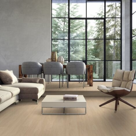 Lame de sol PVC clipsable sous couche intégrée  effet bois country beige GERFLOR - 2.39 m²