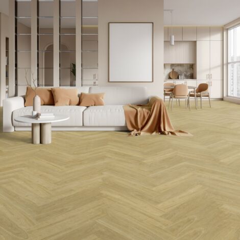Lame de sol PVC prête à poser sous couche intégrée  effet bois madera miel GERFLOR - 2.51 m²