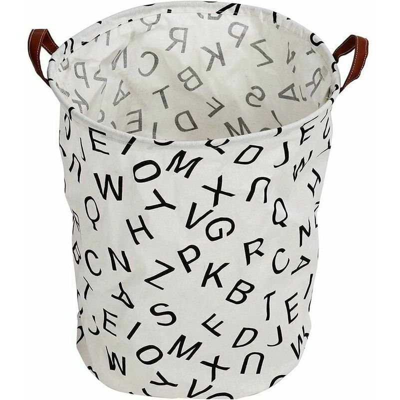 Printed Laundry Bag - White - Home All