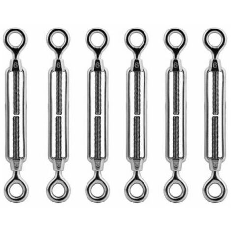 Hook And Eye - Steel Cable Tensioner With 304 Stainless Steel M6