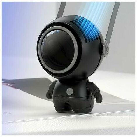 Portable Bladeless Usb Charging Outlet Astronaut Fan 360 Degree 