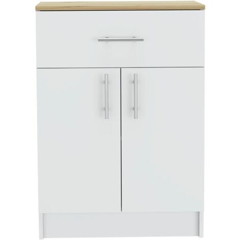 Armoire de garde-manger multi-rangements Mayorca, un tiroir, deux tablettes intérieures