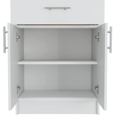Armoire de garde-manger multi-rangements Mayorca, un tiroir, deux tablettes intérieures