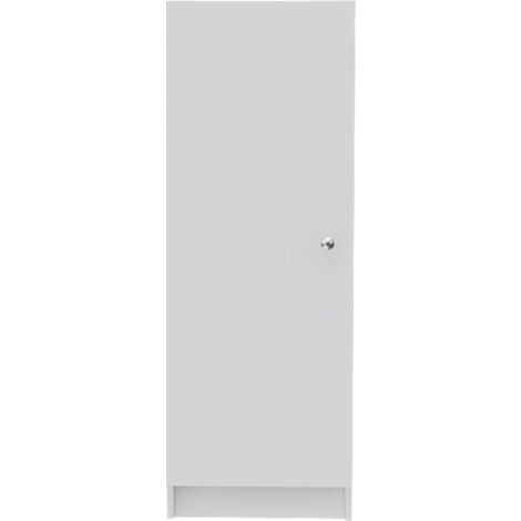 Belleria Sideboard, Minimalist Style with 4 Shelves , White