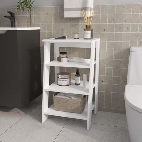 McNeal étagère de salle de bain sur pied avec rangement ouvert (1/4)