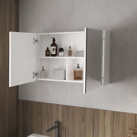 McNary armoire de toilette avec miroirs intégrés et deux portes (1/5)