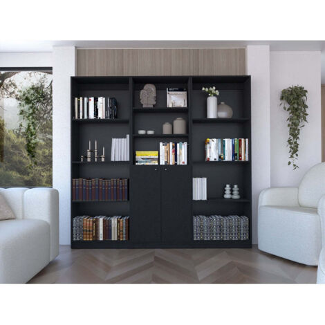 Ensemble de Bibliothèques Modernes avec Style Minimaliste (1/5)