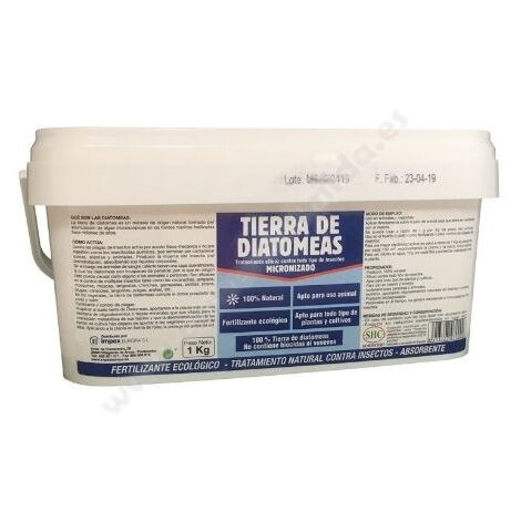 Fertilizzante ecologico Tierra de diatomea e trattamento efficace degli insetti - 1 kg