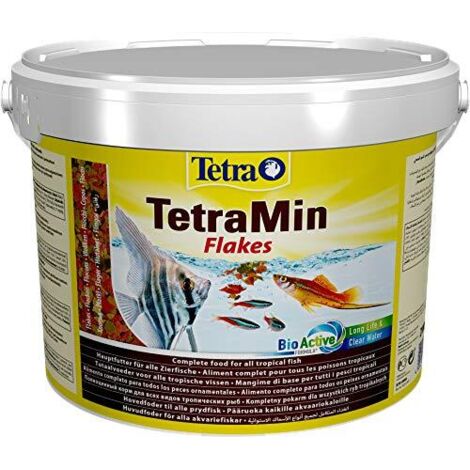 Tetra TetraMin Fiocchi Alimento Pesci 10 litri
