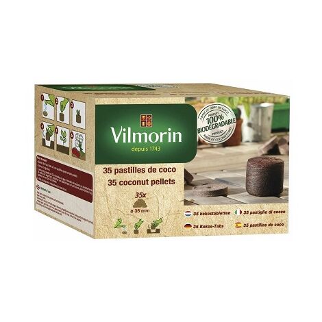 Vilmorin 35 pillole di cocco, 35 mm