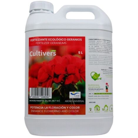 Abbonamento di colture Gerani Liquido ecologico 5 L