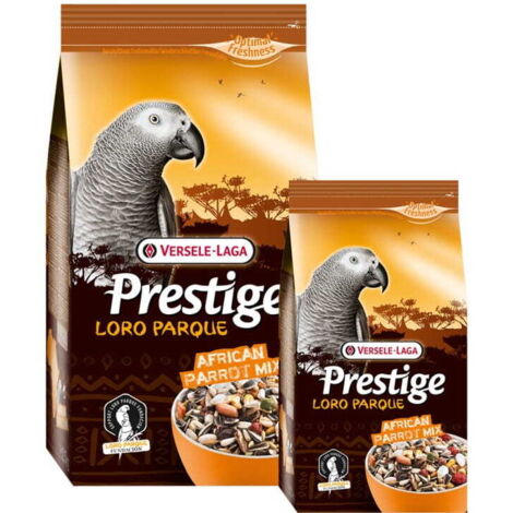 Versele Laga Prestige Loro Parque Mix African Parrot - Cibo da 2,5 kg per pappagalli cenerini e altri pappagalli africani