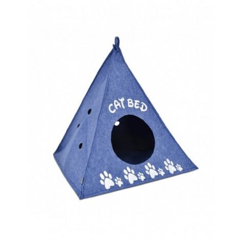 TIPI Atelier Cat Led Blue 46x46x52cm