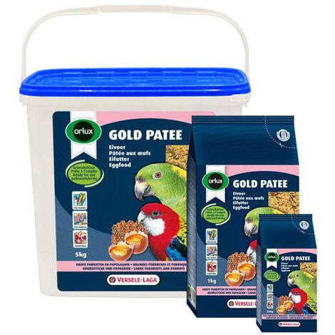 Orlux Patee oro grandi parrocchetti e pappagalli 1 kg
