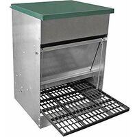 Top con chiusura oscillante per polli e pollame anti -uccelli e roditori - capacitМК 15 kg