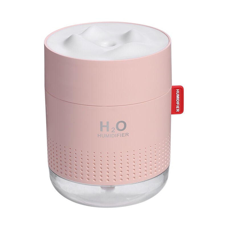 Humidificador de aire, mini humidificador de aire portátil USB para bebés, humidificador de habitación silenciosa sin BPA, humidificador de 500 ml para oficina, automóvil, hogar, bebé, apagado automático-2 filtros