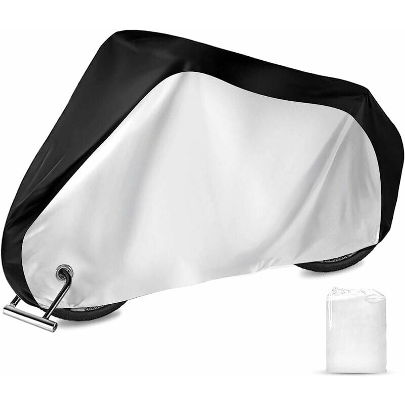 Cubierta para Bicicleta, Cubierta Impermeable para Bicicleta Cubierta Impermeable para Bicicleta Protección UV a Prueba de Polvo Cubierta para Lluvia para Bicicleta para MTB y Bicicleta de Carretera 200x70x110cm, Sin Cerradura