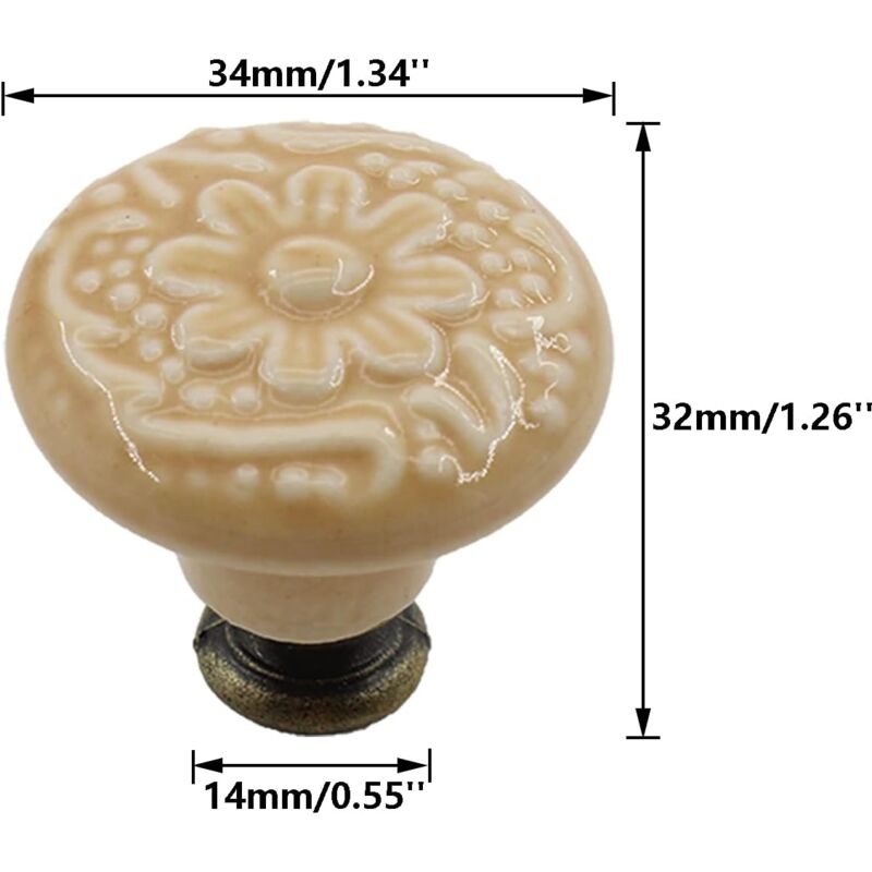 Pomelli Per Cassetti Vintage - Nero Opaco 28 Mm - Acciaio Inox - Confezione Da 20 Pezzi Con Viti - Foto 5