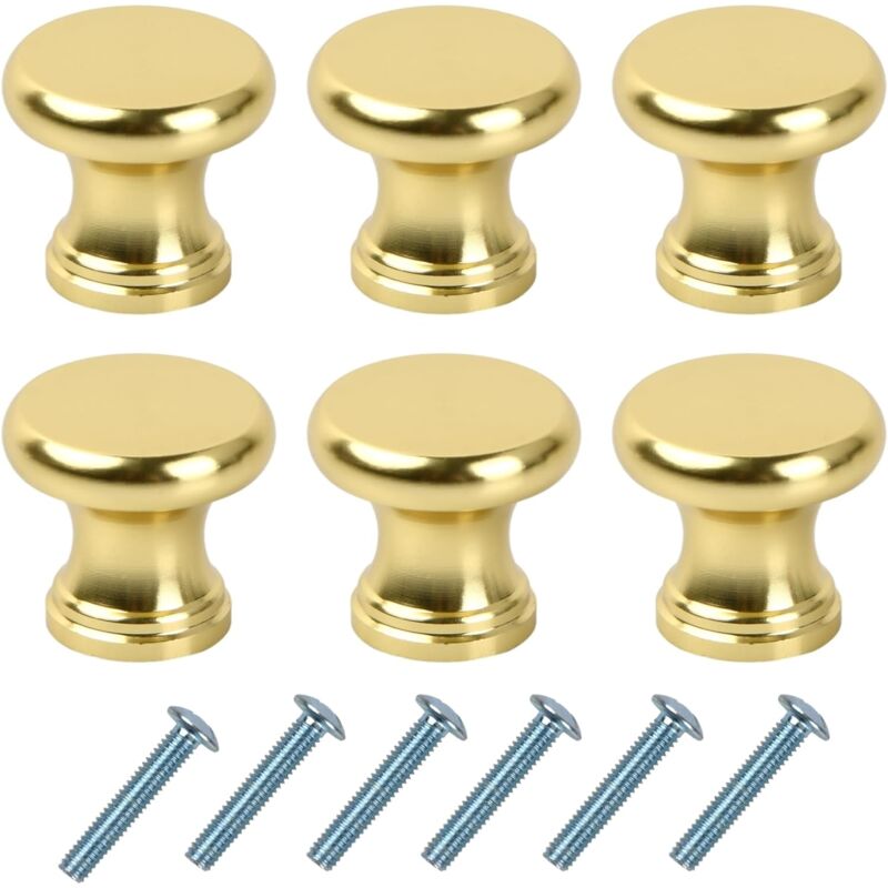 Pomelli Per Mobili Rotondi Neri - 12 Pezzi Con Viti Per Armadi E Cassetti - Foto 1