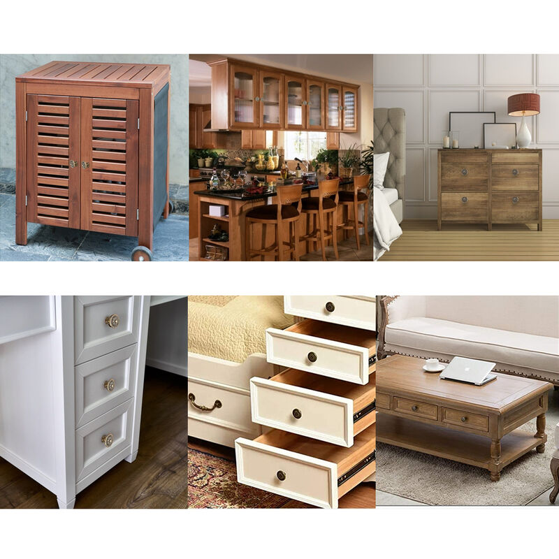 Smatime 8 Pezzi Pomelli Per Mobili 33mm Bianca Pomelli Per Porta